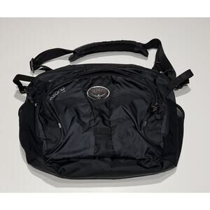 Osprey Ozone Courier Black Messenger Computer Bag 20L 15" Laptop Shoulder Bag